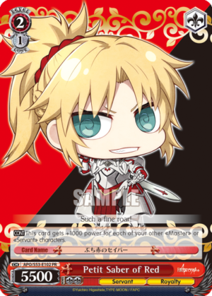 Petit Saber of Red