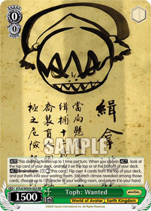 Toph: Wanted