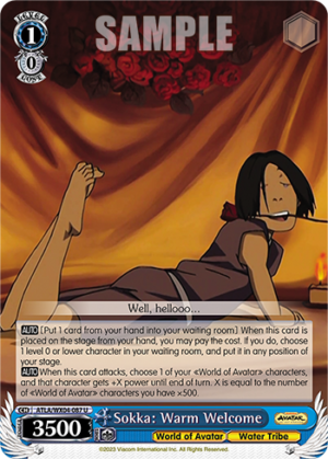 Sokka: Warm Welcome