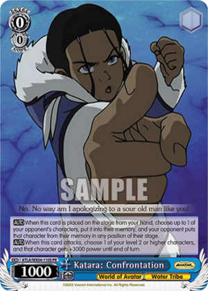 Katara: Confrontation