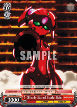 ?Bloody Storm? Scarlet Rain