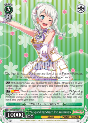 «A Sparkling Stage» Eve Wakamiya