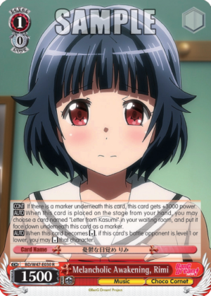 Melancholic Awakening, Rimi