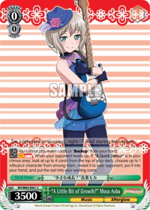 «A Little Bit of Growth?» Moca Aoba
