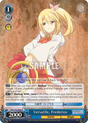 Versatile, Frederica