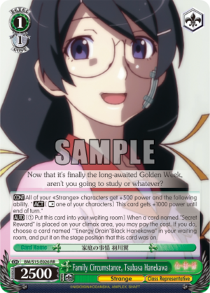 Family Circumstance, Tsubasa Hanekawa
