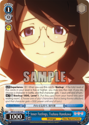 Inner Feelings, Tsubasa Hanekawa