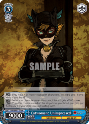 Catwoman: Unimpressed