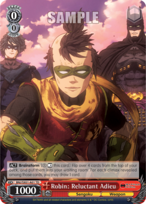 Robin: Reluctant Adieu