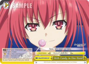 With Candy in One Hand