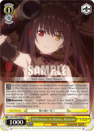 Difference in Status, Kurumi