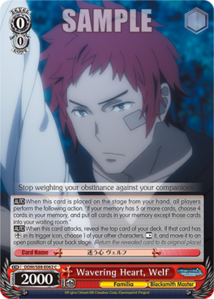 Wavering Heart, Welf