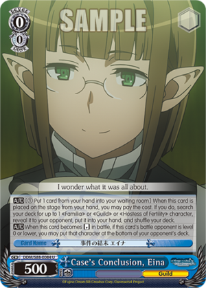 Case’s Conclusion, Eina