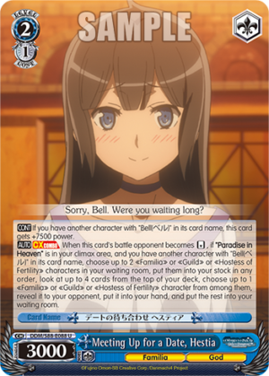 Meeting Up for a Date, Hestia