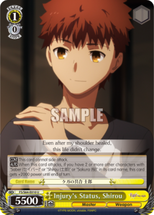 Injury’s Status, Shirou