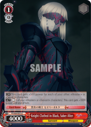 Knight Clothed in Black, Saber Alter