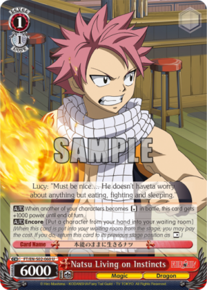 Natsu Living on Instincts