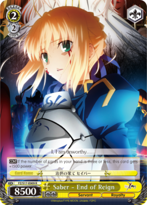Saber – End of Reign