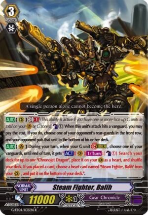 Steam Fighter, Balih