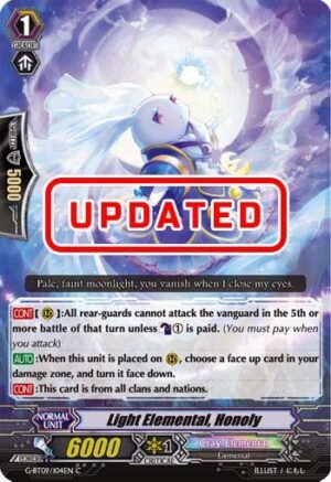 Light Elemental, Honoly