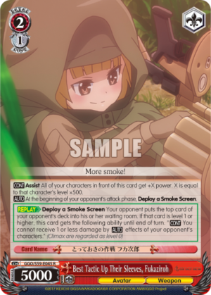 Best Tactic Up Their Sleeves, Fukaziroh