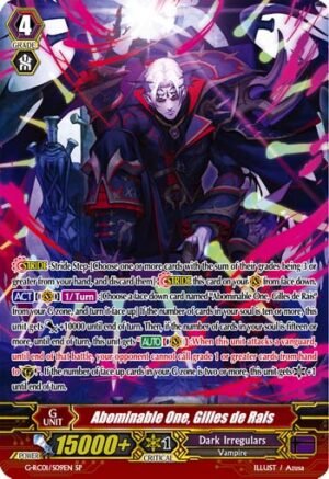 Abominable One, Gilles de Rais