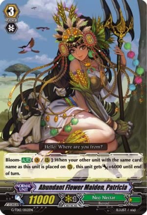 Abundant Flower Maiden, Patricia