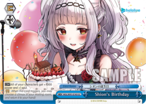 Shion’s Birthday