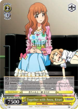 Together with Anzu, Kirari