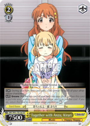 Together with Anzu, Kirari