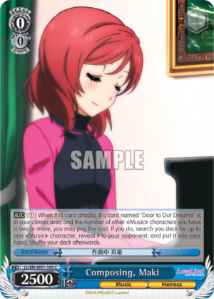 Composing, Maki