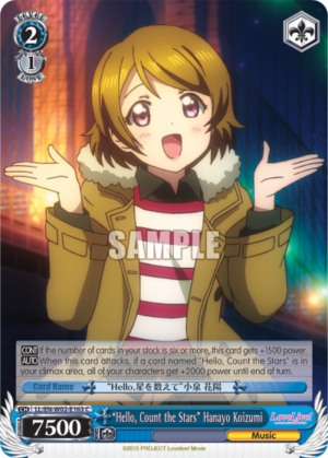 ?ello, Count the Stars?anayo Koizumi