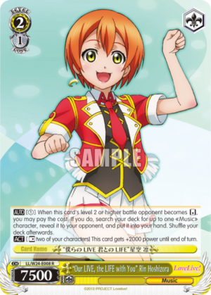 «Our LIVE, the LIFE with You» Rin Hoshizora