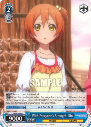 With Everyone’s Strength, Rin
