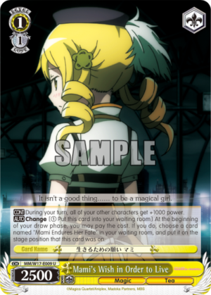 Mami’s Wish in Order to Live