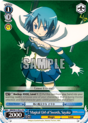 Magical Girl of Swords, Sayaka Magical Girl of Swords, Sayaka