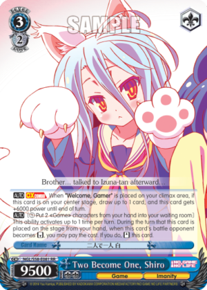 Two Become One, Shiro