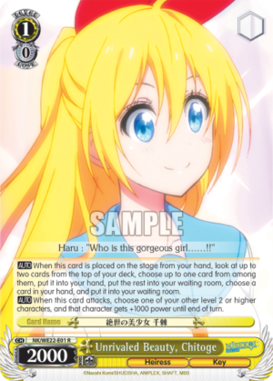Unrivaled Beauty, Chitoge