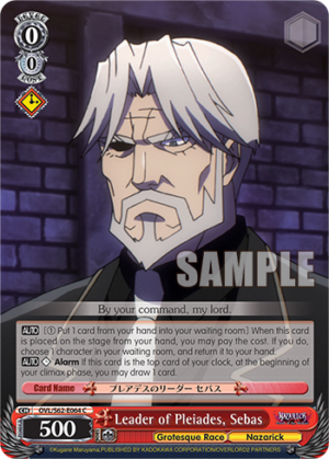 Leader of Pleiades, Sebas