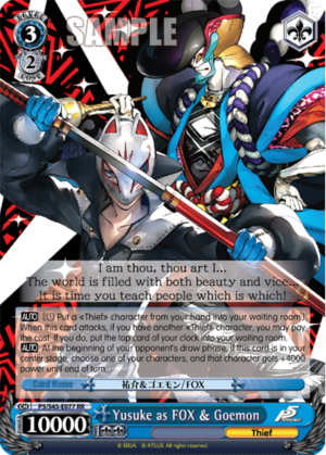 Yusuke as FOX & Goemon