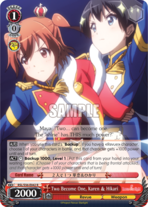 Two Become One, Karen & Hikari