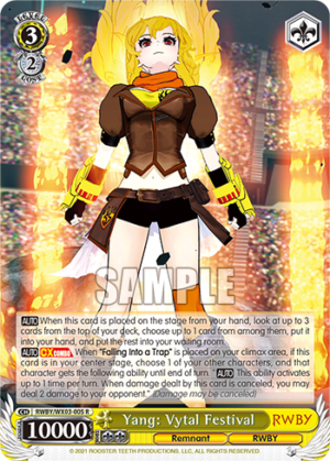 Yang: Vytal Festival