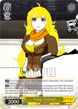 Yang: Framed
