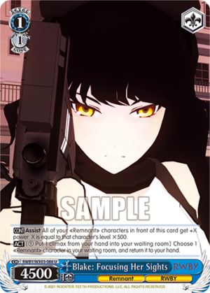 Blake: Focusing Her Sights