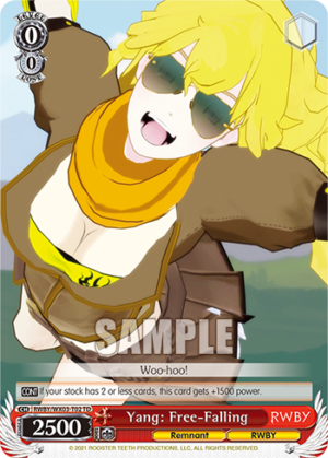 Yang: Free-Falling