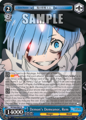 Demon’s Demeanor, Rem