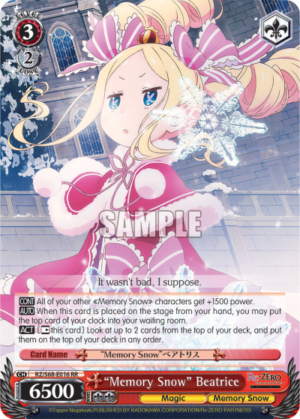 «Memory Snow» Beatrice