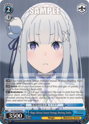 Magic-Release Season Strategy Meeting, Emilia