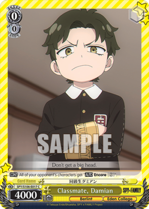 Classmate, Damian