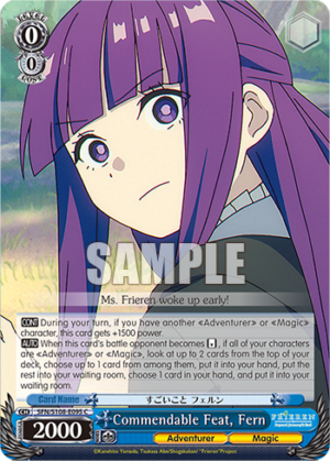Commendable Feat, Fern